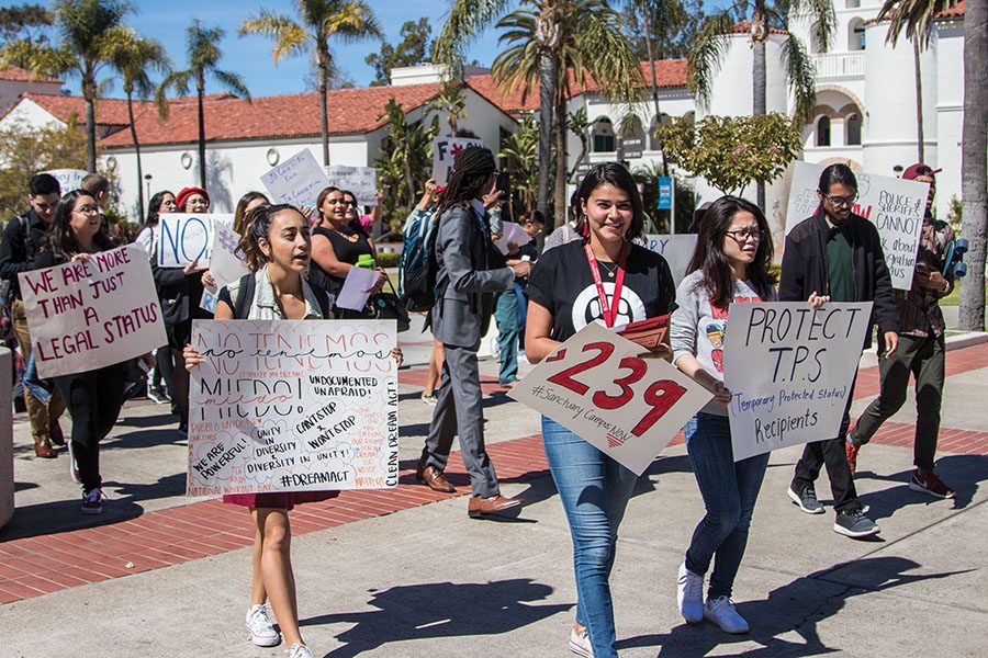 La falta de acción por parte del Congreso causa protestas defendiendo a DACA en San Diego