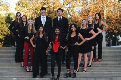The TEDxSDSU 2018 Committee 
Front row, left to right: Kiana Olow, Athena Malcolm, Maddie Ward, Veronica Montemayor, Salwa Khan, Kelsey DeGuia, Alex Noble, Kayla Compton and Becky Flores
Back row, left to right: Danny Sandler and Liam Lau 

