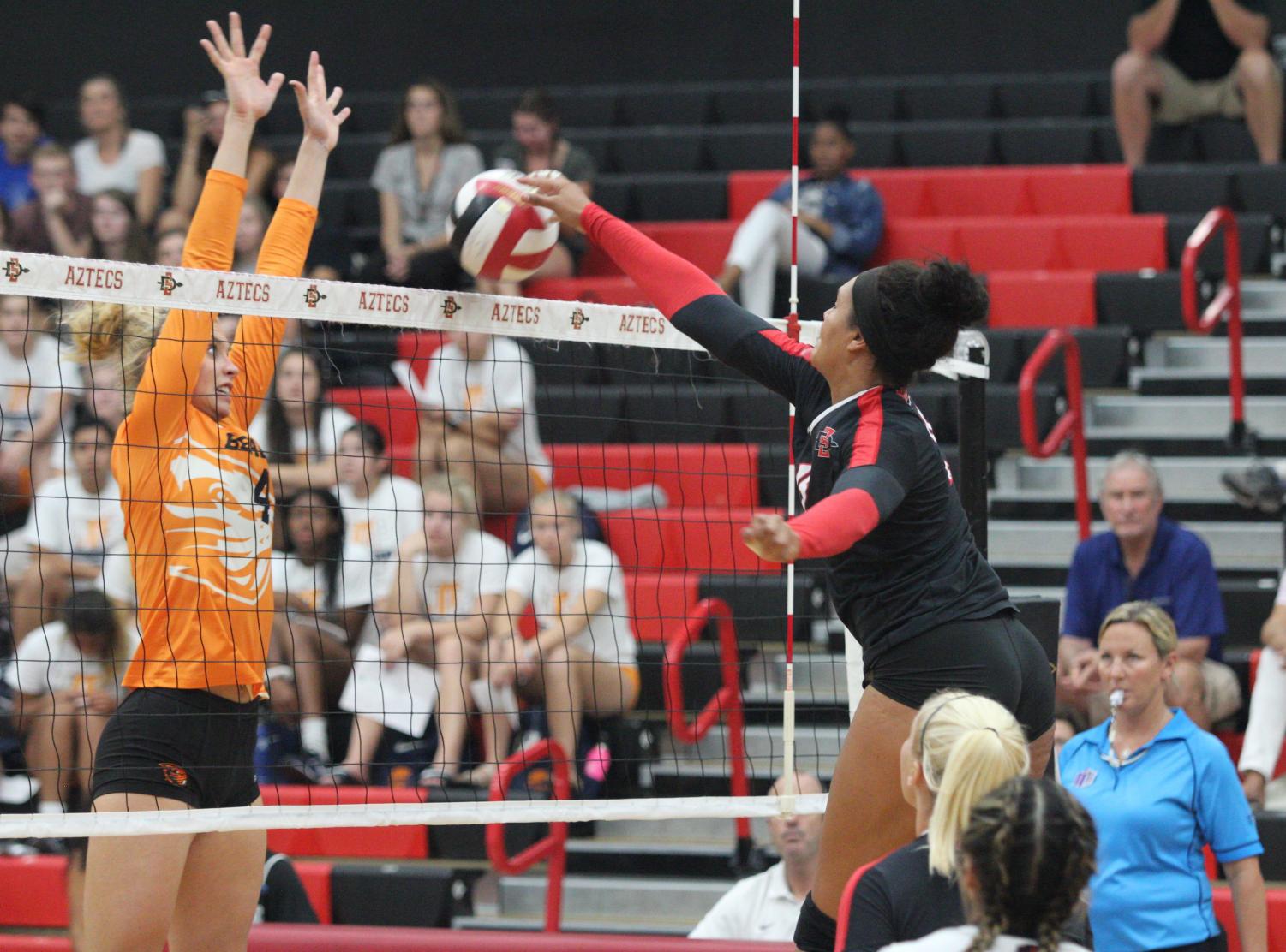 SDSU Drops Final Three Sets In Loss To Oregon State – The Daily Aztec