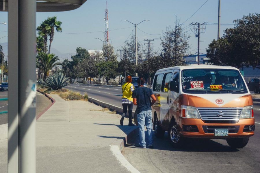 El método de transporte mas común para estudiantes en Tijuana son los taxis. 