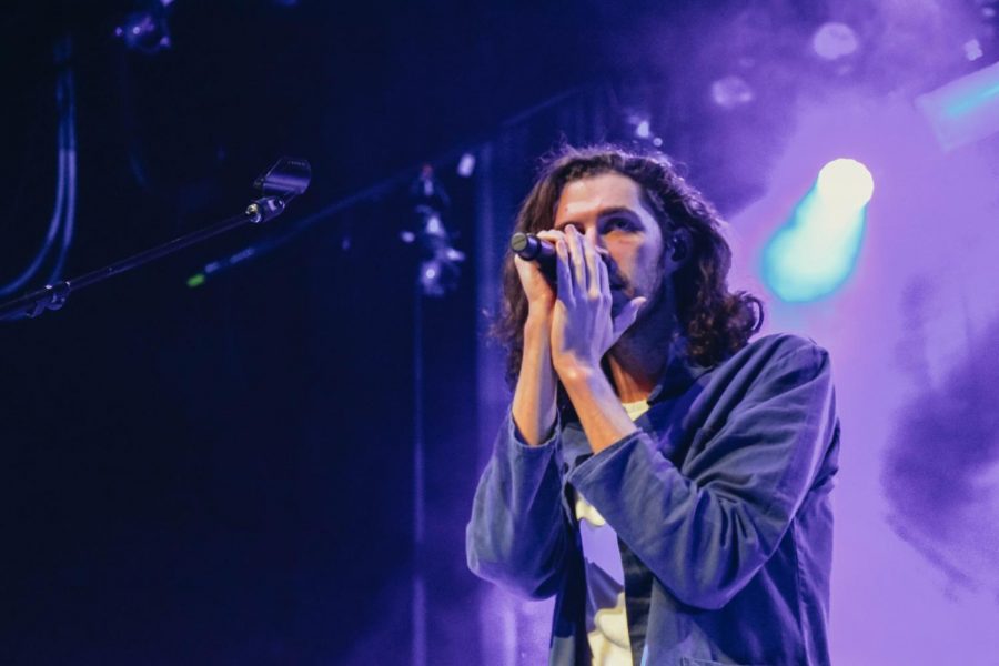 Hozier+took+the+stage+at+the+Observatory+on+Oct.+15.+