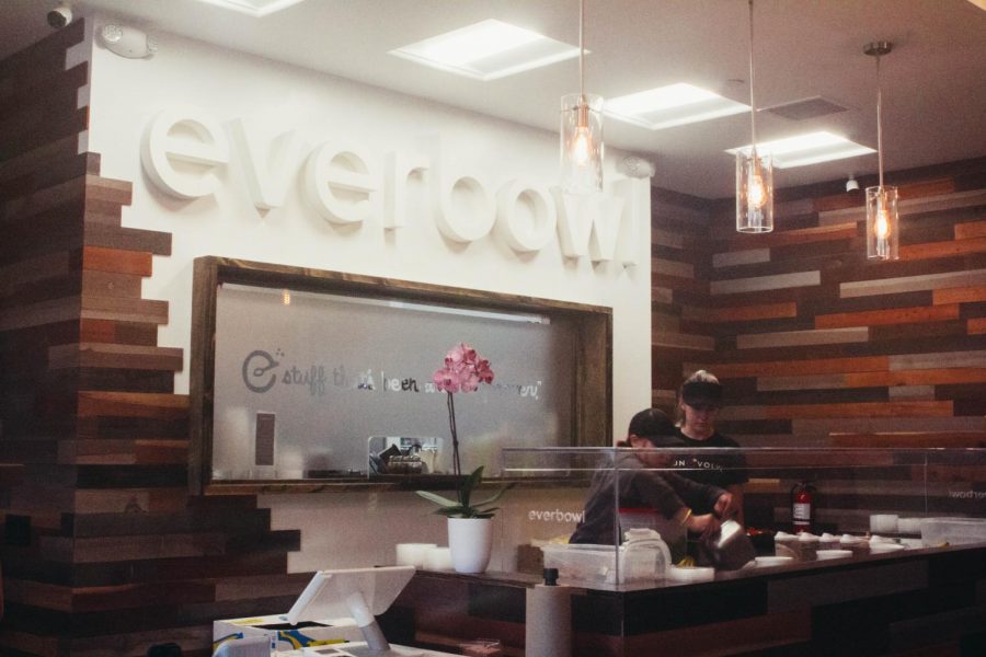 Everbowl%2C+SDSUs+newest+eatery%2C+opened+in+South+Campus+Plaza+at+the+end+of+January.