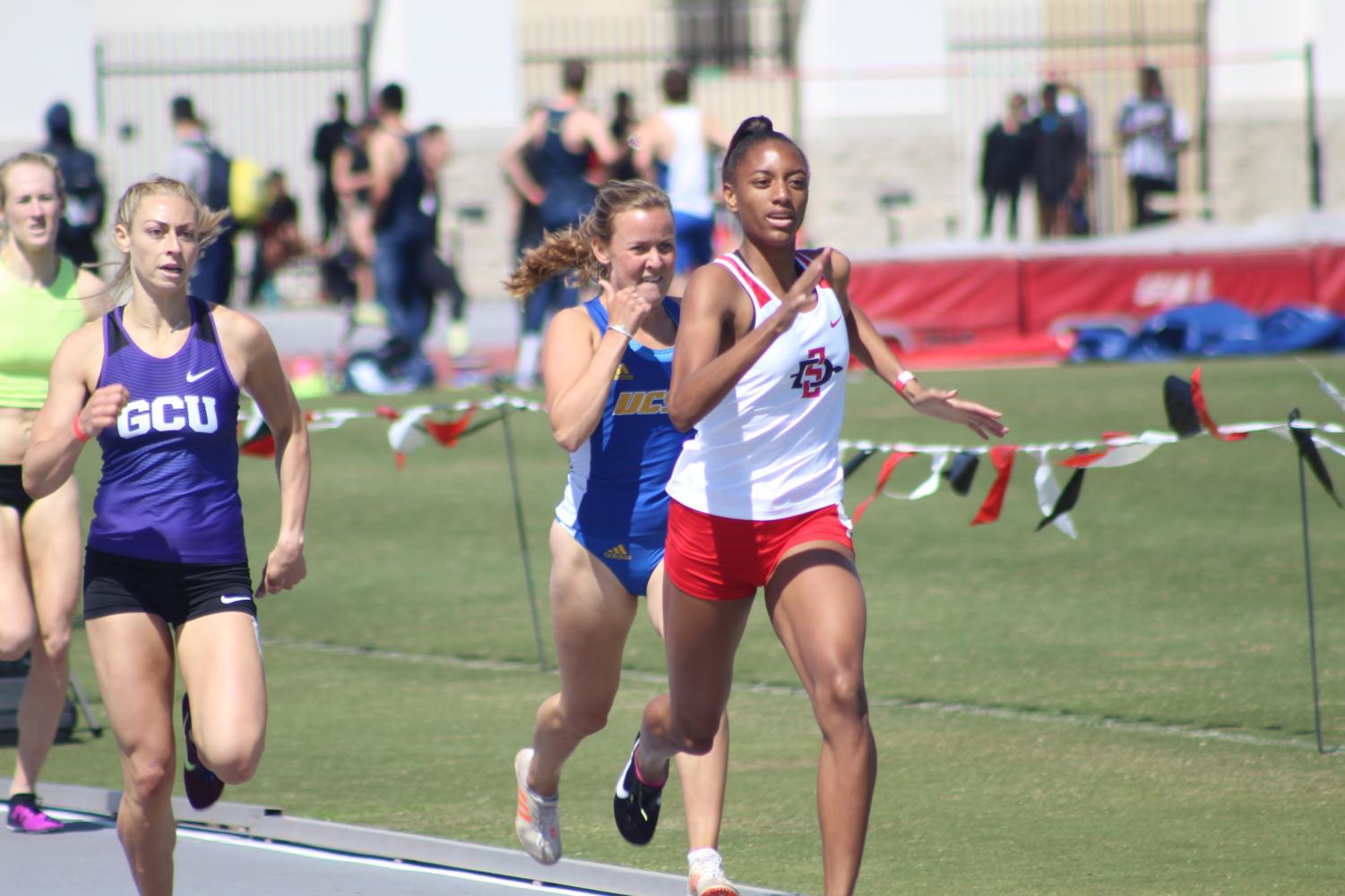Track and Field hosts, competes in 41st annual Aztec Open