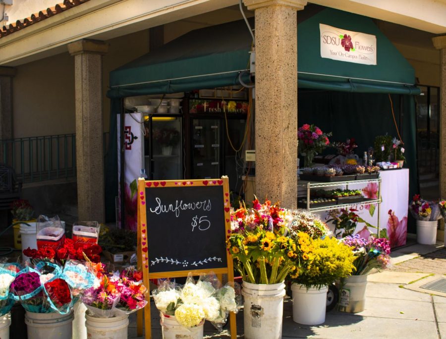 The campus flower stand has transitioned ownership to become SDSU Flowers.