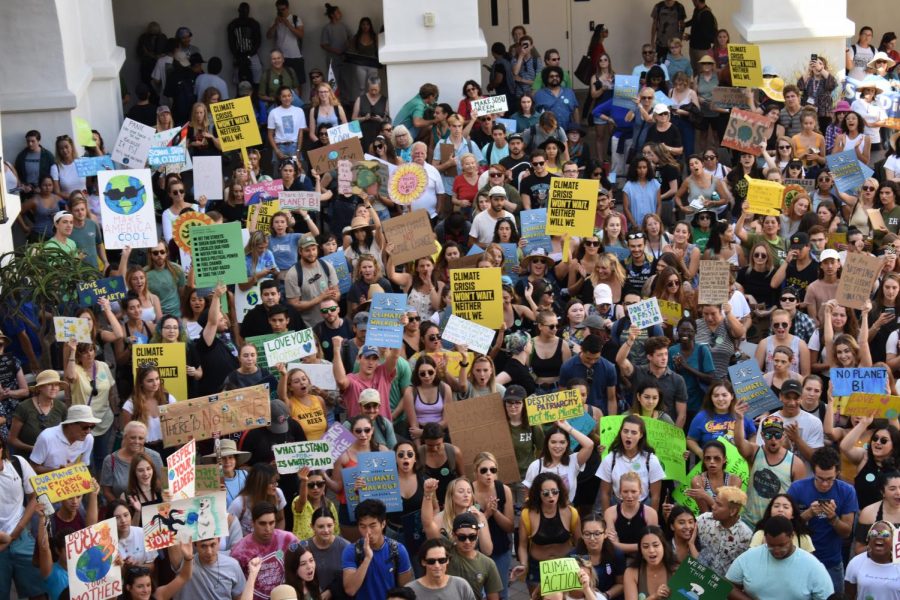 SDSU participa en la huelga mundial por el clima