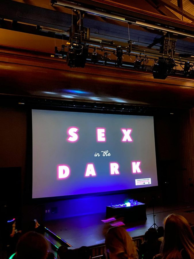 Sex in the Dark was an event in the Aztec Student Union for all genders and sexualities.