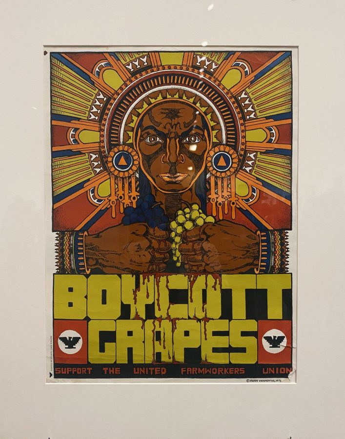 Xavier Viramontes created the Boycott Grapes poster.