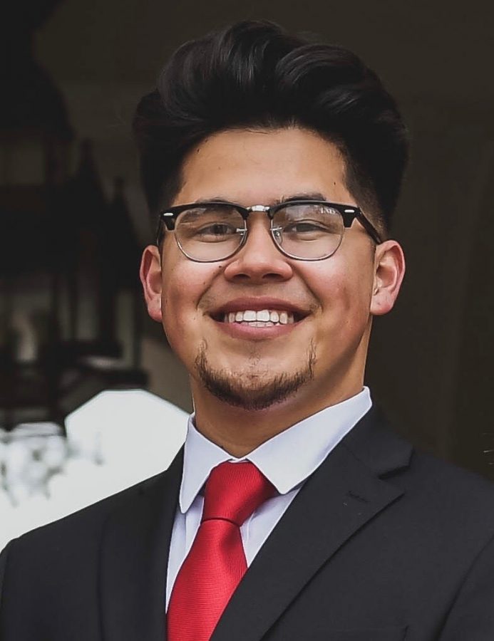 A.S. vice president of financial affairs candidate Victor Penera. 