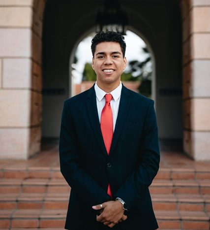 A.S. executive vice president candidate Ubaldo Martinez