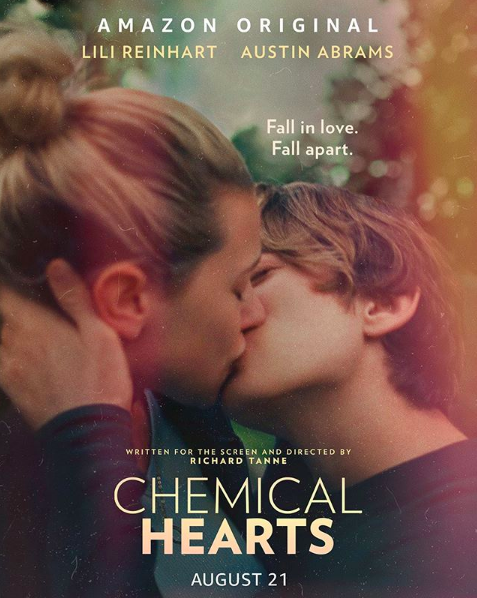 Chemical Hearts stars Lili Reinhart and Austin Abrams, and can be streamed on Amazon Prime Video.