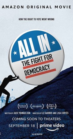All In: The Fight for Democracy highlights the history of voter suppression in America and how voting barriers affect people in different communities.