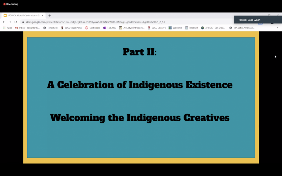 The Indigenous Peoples Day Kickoff Celebration was held as part of the Native Resource Centers Week of Action from Oct. 12-16. 