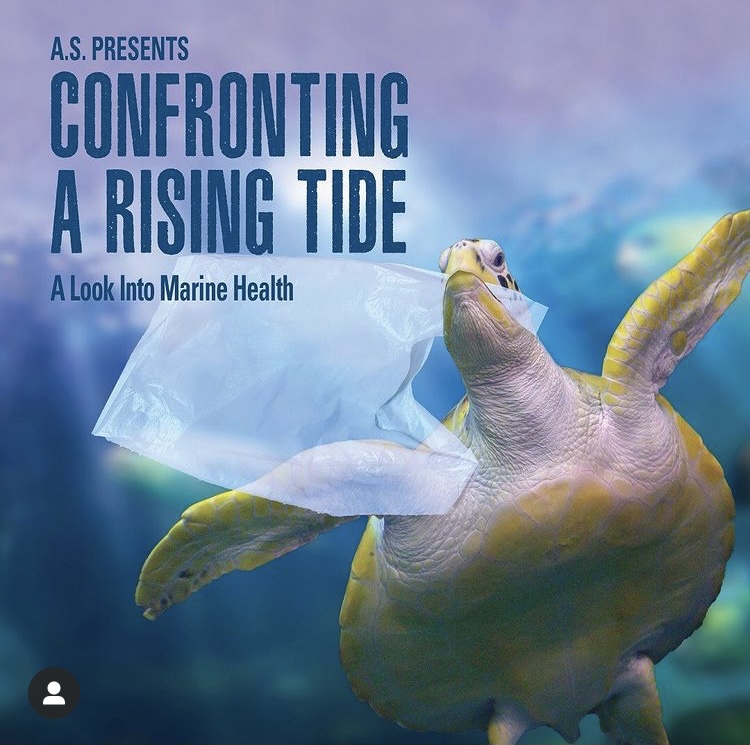 An Instagram screenshot of a promotional banner for Confronting A Rising Tide.