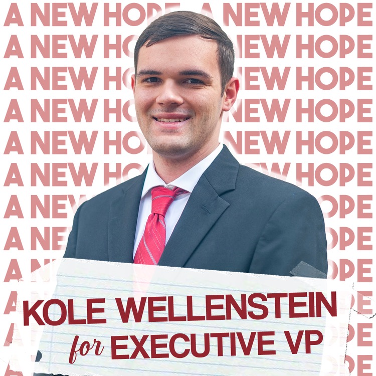A.S.+executive+vice+president+candidate+Kole+Wellenstein