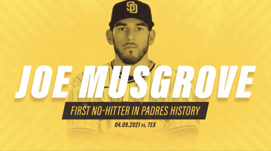 El Cajon native Joe Musgrove threw the first no-hitter in Padres franchise history on April 9, 2021 against the Texas Rangers.