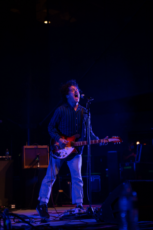 The Districts' lead singer Rob Grote enthusiastically singing the chorus of "Cheap Regrets."