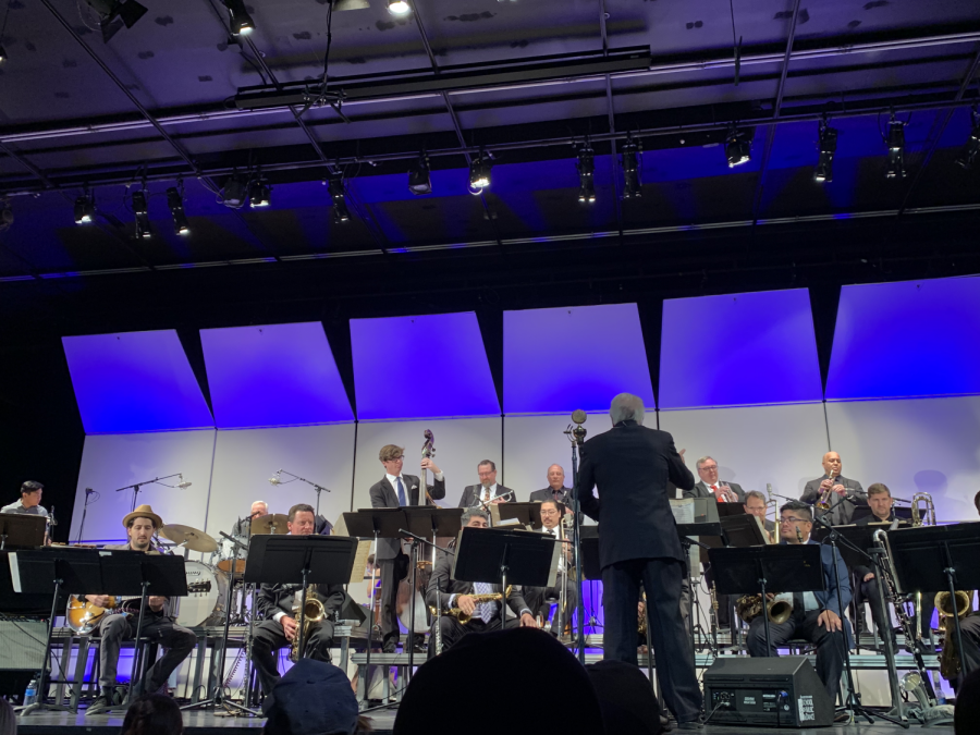 The Bill Yeager Jazz Orchestra consists of Professor Bill Yeager, associates and his former music students.