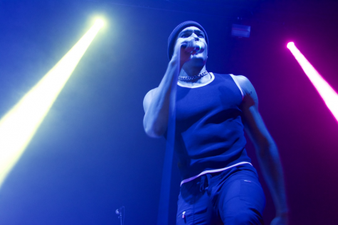 Rapper Aaron Cartier was one of two openers, and his energetic performance set the tone for the concert.