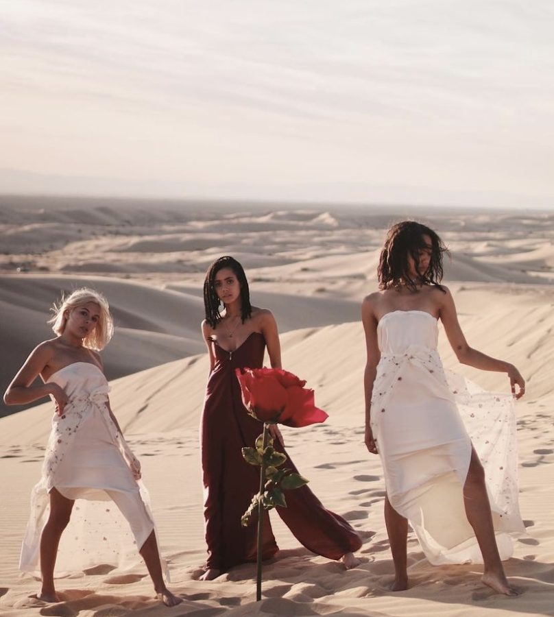 Schneider-Reuter designed all the clothing for her desert photoshoot. 