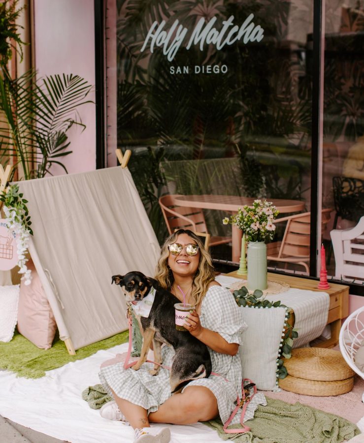 SDSU alumnus Ciera Chang finds happiness in throwing parties for dogs in the community and decided to take a business out of it after throwing a party for her terrier Kenzie.