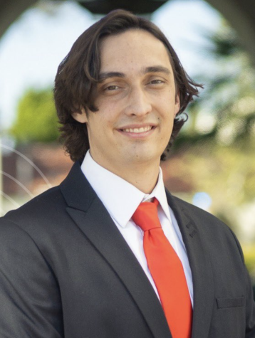 A.S. Vice President of External Relations candidate Robson Winter