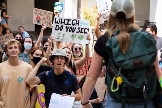 The Climate Strike protest in the fall 2021 semester brought many students together who demanded change from the university. So far, they have been disappointed in the universitys efforts.