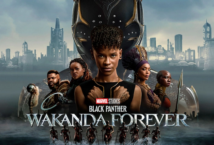 Teaser poster for Black Panther: Wakanda Forever.