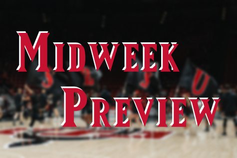 The Daily Aztec’s Midweek Preview graphic for Nov. 9, 2022.
