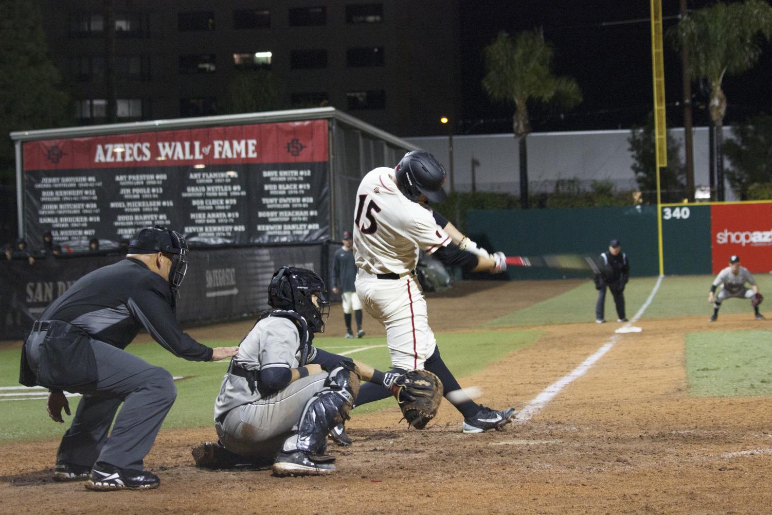 San Diego State baseball wins second game in the weekend series vs