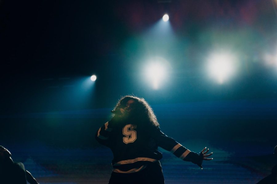 SZA performs at Viejas Arena on Monday, March 13.