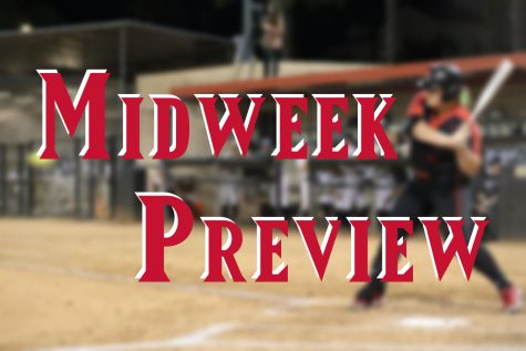 The Daily Aztec graphic for the March 22 Midweek Preview.