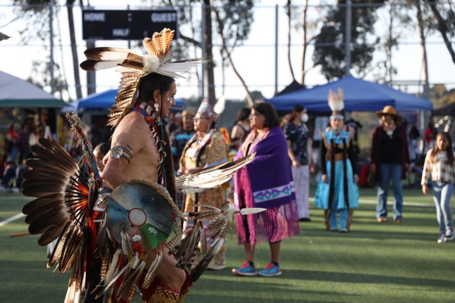 Indigenous community members and supporters came together to celebrate Native American culture at SDSUs 51st annual Pow Wow, held on Saturday, April 8.