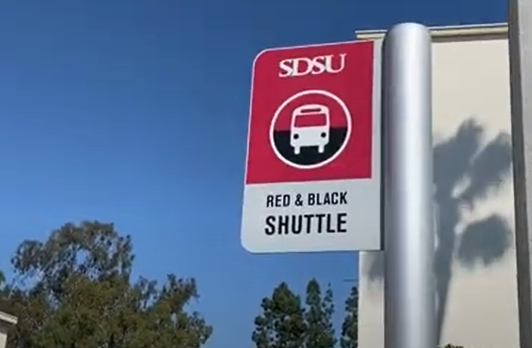 The implementation of the Red & Black shuttle program will be made available for SDSU students on weekdays from 6-10 p.m.