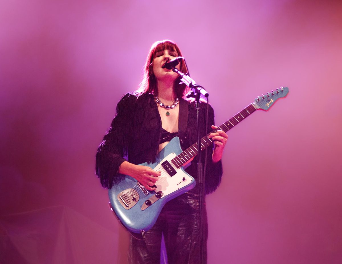Madison Cunningham performs at Petco Park on Oct. 29 as an opener for Hozier.