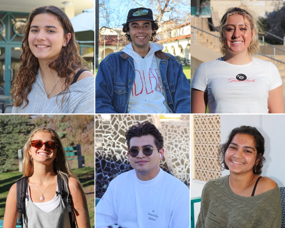 Students from San Diego State University pose for headshots across campus on Feb. 12, 2024.