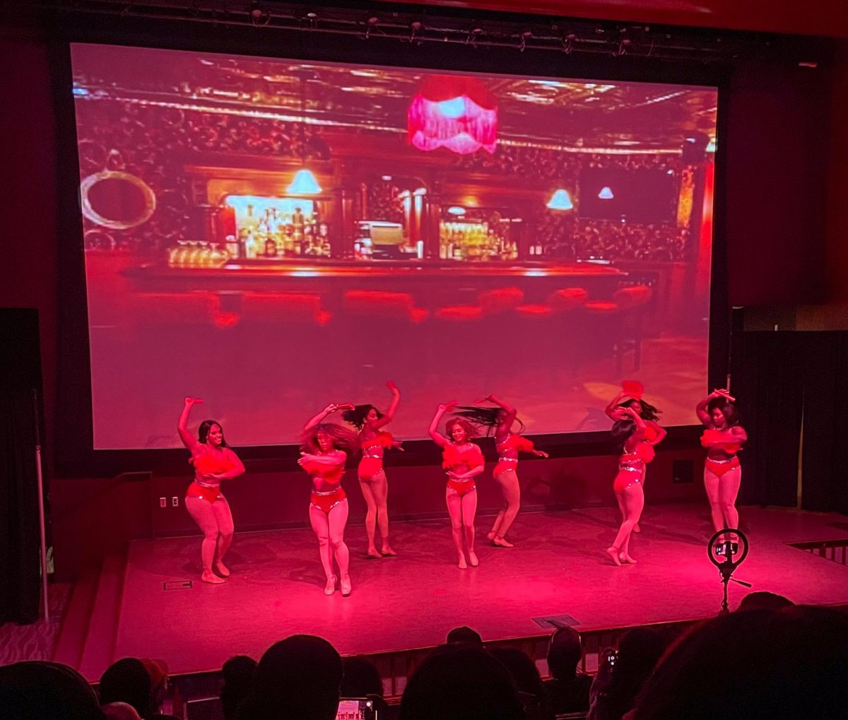 The Diamonds performed a Burlesque number as part of their showcase