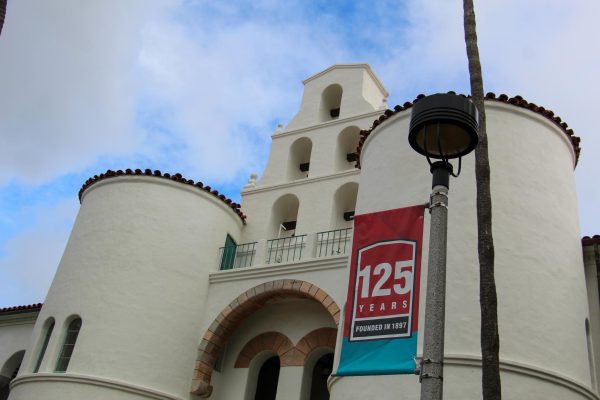 Hepner Hall is shown on San Diego State Universitys campus on April 1, 2023