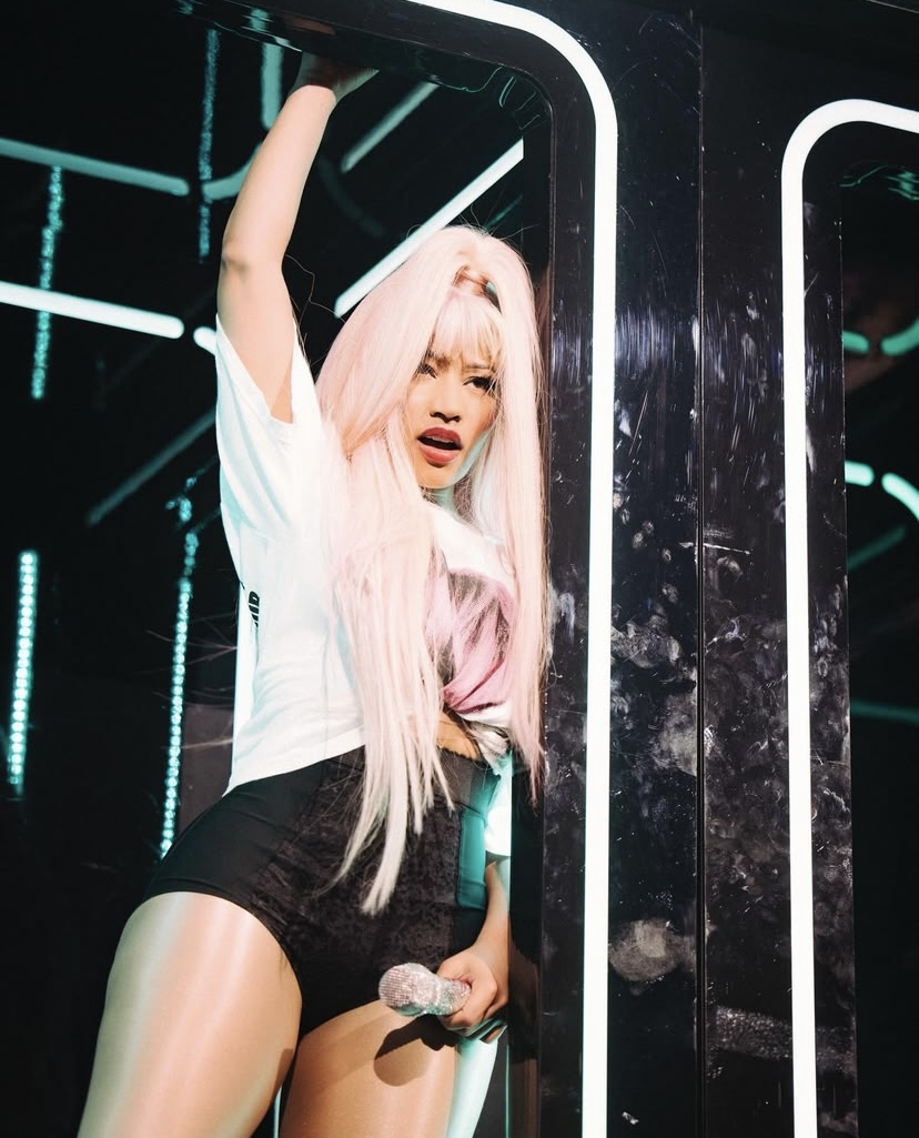 Nicki Minaj performing at Viejas Arena on Sept. 26. Photo courtesy of @nickiminaj on Instagram.