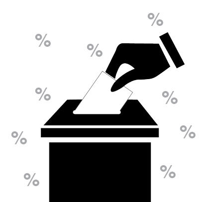 Graphic representing ranked choice voting.