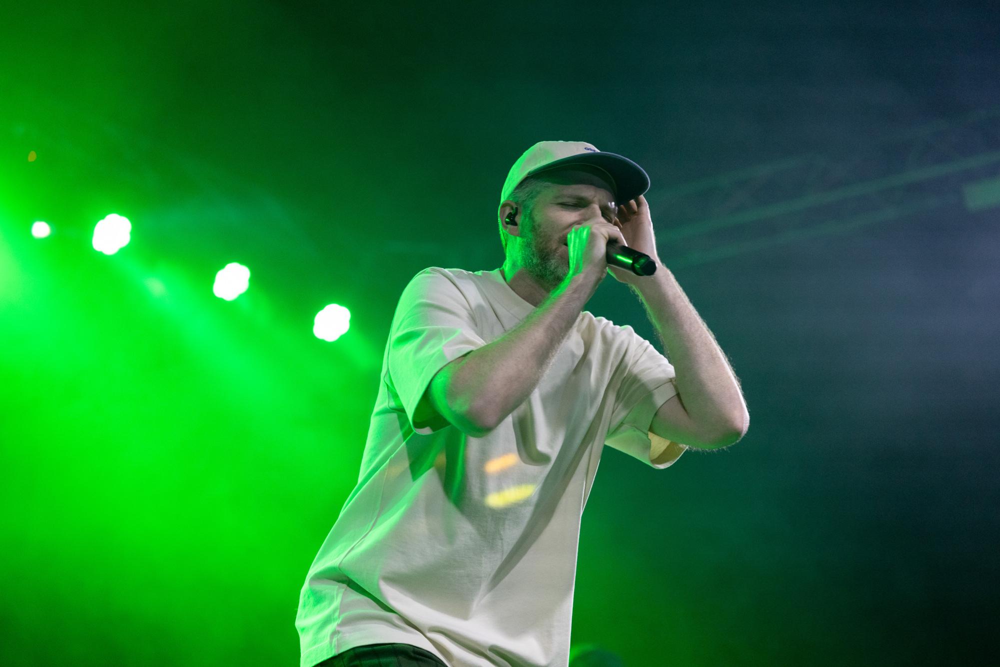 Harry Mack performs at SOMA on Tuesday April 1, 2025.