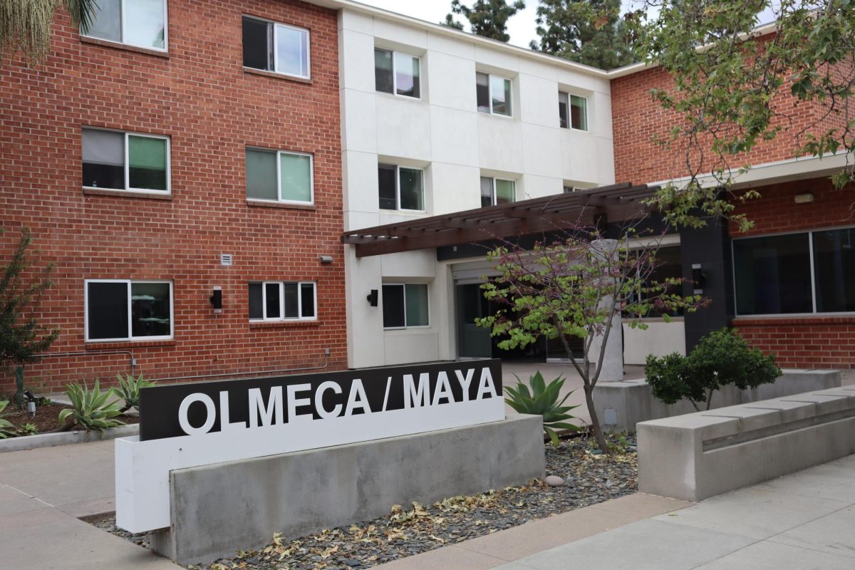 Edificio de dormitorios de primer año: Olemeca y Maya.