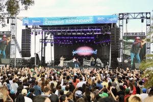 Performing for a packed crowd, Jordan Ward creates an electric energy during Day One of Wonderfront on May 16. 
