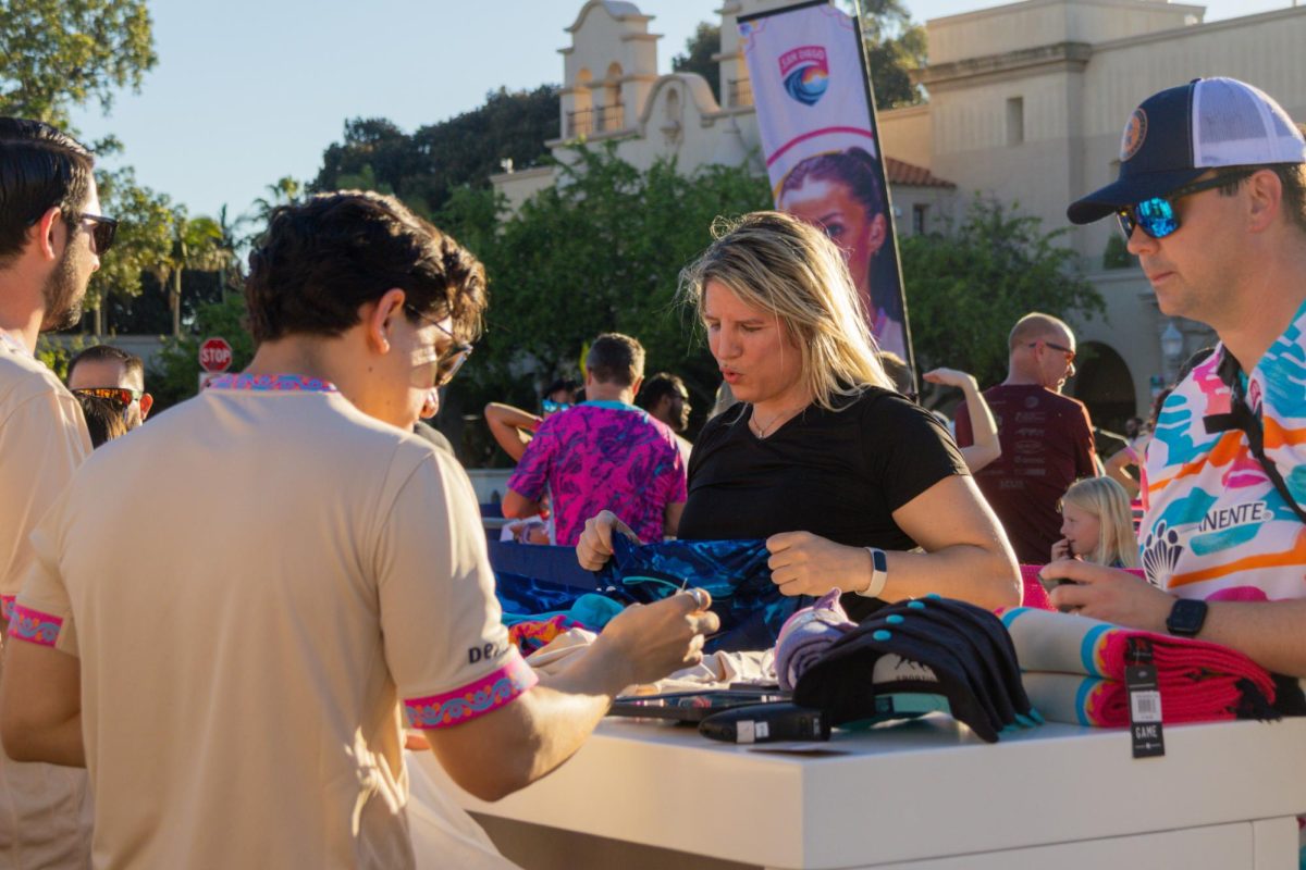 SD Wave fans are impressed by the jerseys at the San Diego Wave’s jersey reveal event on Feb. 26,
2026 