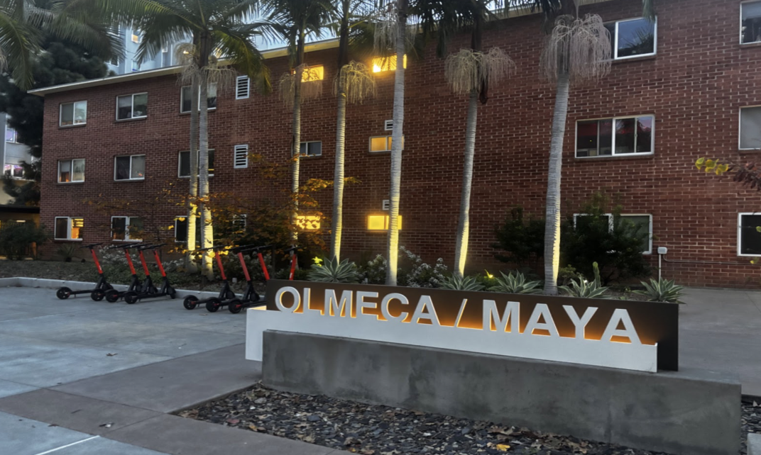 A still photo of Olmeca and Maya, dorms for incoming freshman.