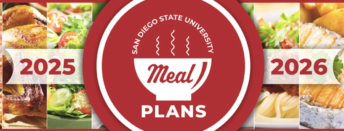 SDSU meal plan logo for the current school year.