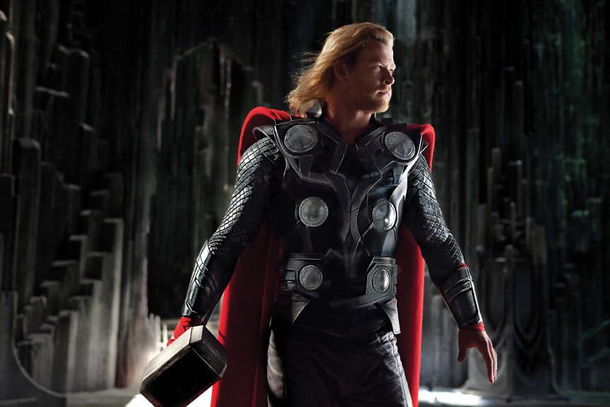 Chris Hemsworth brings a three-dimensional perspective to the tale of the Norse god of thunder, Thor. Courtesy of Mark Fellman